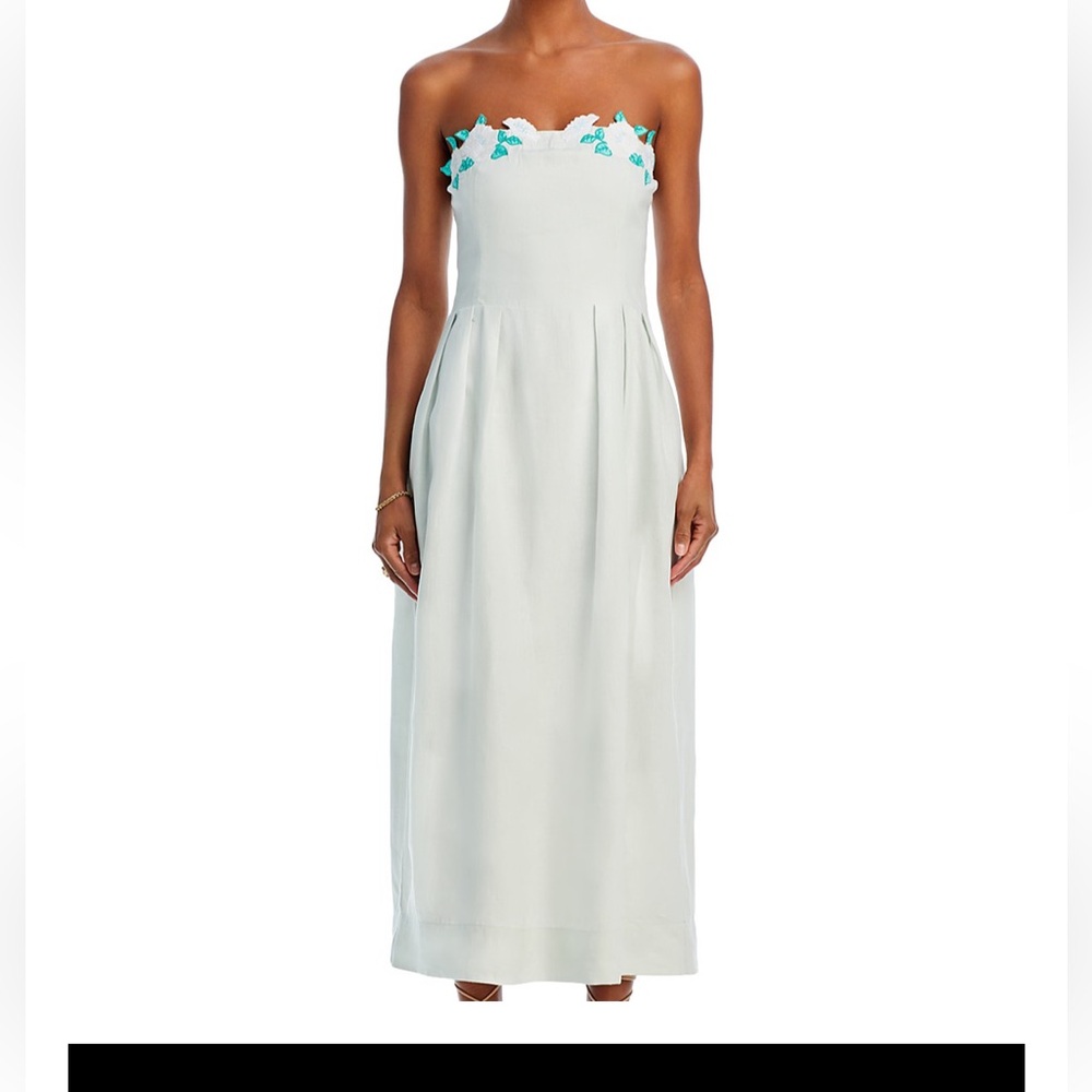 FANM MON LORR dress (Manzmel collection). Worn once, STUNNING! Mint green XS